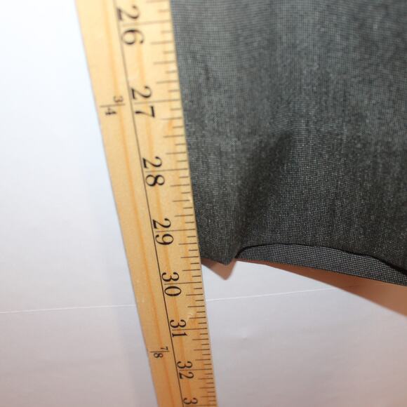 Michael Kors Gray Dress Pants Men’s 36W 32L Slim Fit Rayon Blend Work - Picture 4 of 8